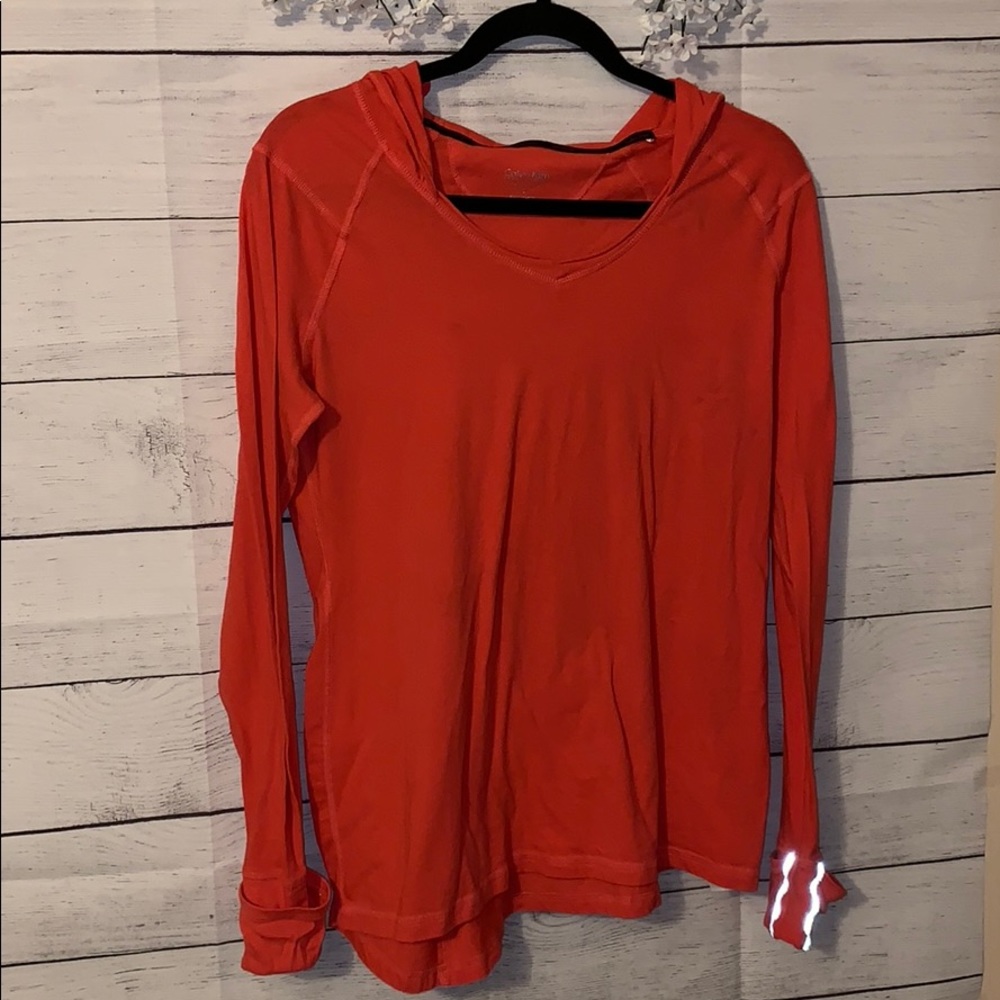 Calvin Klein long sleeve hooded shirt, size large